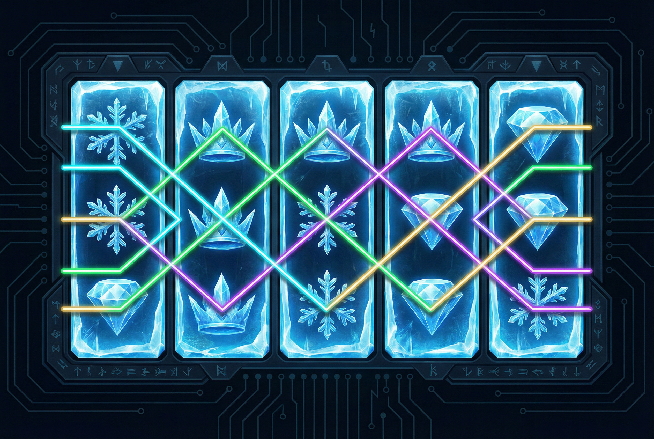 冰川角子机赔付线图解 - 赏金大对决